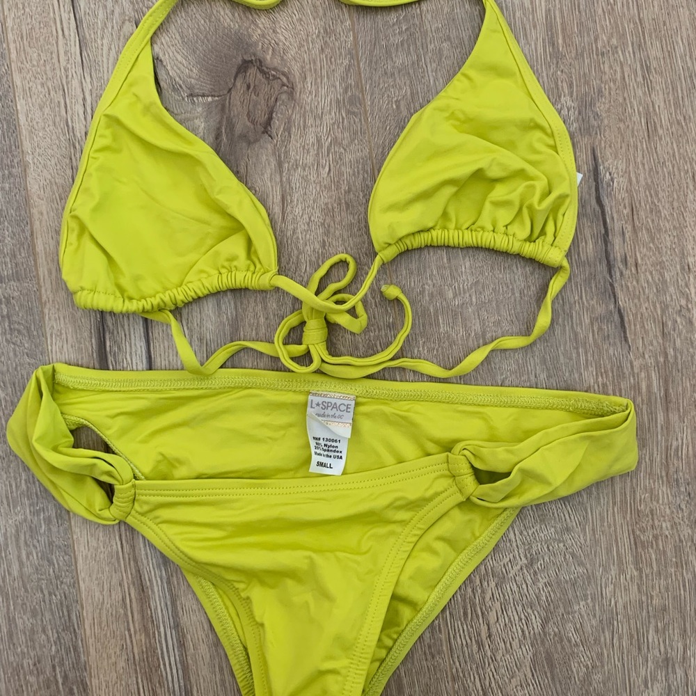 L-Space Bikini set. Brand new, with liner. XS top, S bottom